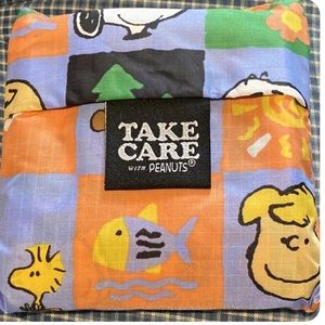 BAGGU STANDARD SIZE PEANUTS CHARLIE BROWN REUSABLE TOTE BAG SOLD OUT